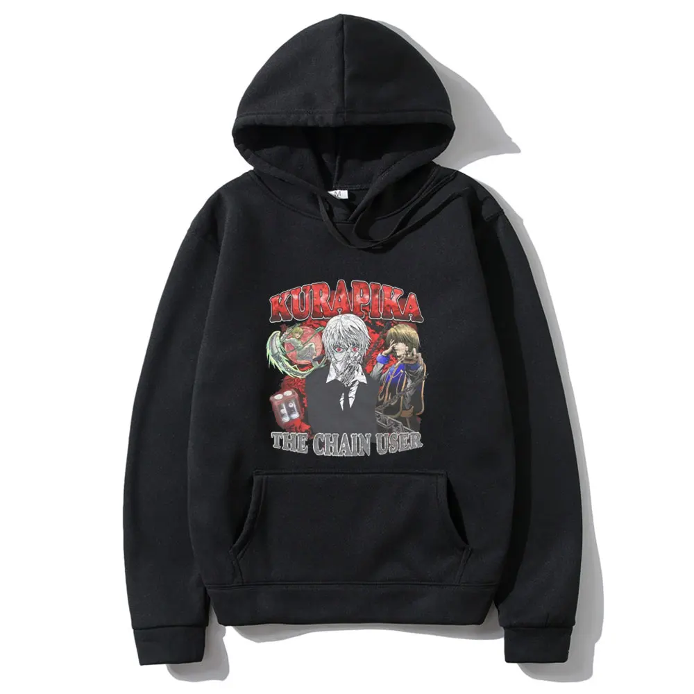 2022 Hot New Anime HUNTER×HUNTER Hoodie New Kurapika The Chain User Harajuku Print Hoodies Manga Men Women Oversized Sweatshirt
2022 Hot New Anime HUNTER×HUNTER Hoodie New Kurapika The Chain User Harajuku Print Hoodies Manga Men Women Oversized Sweatshirt