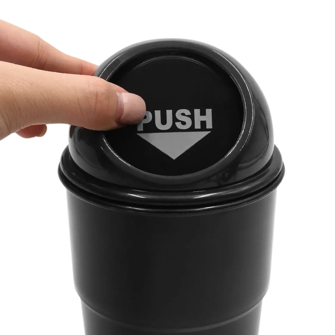 Home Mini Plastic Car Trash Can Bin Garbage Waste Container Holder Black 
Home Mini Plastic Car Trash Can Bin Garbage Waste Container Holder Black