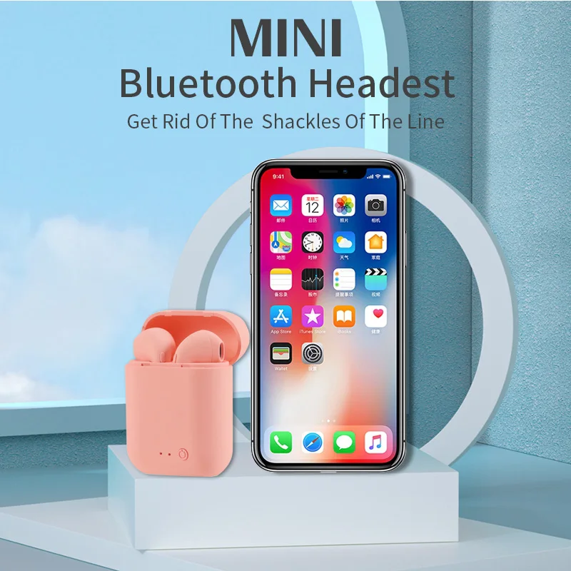 Mini-2 Earphones Wireless Bluetooth Headphone Waterproof Earpieces Sport Earbuds For Huawei Iphone OPPO Xiaomi TWS Music Headset |