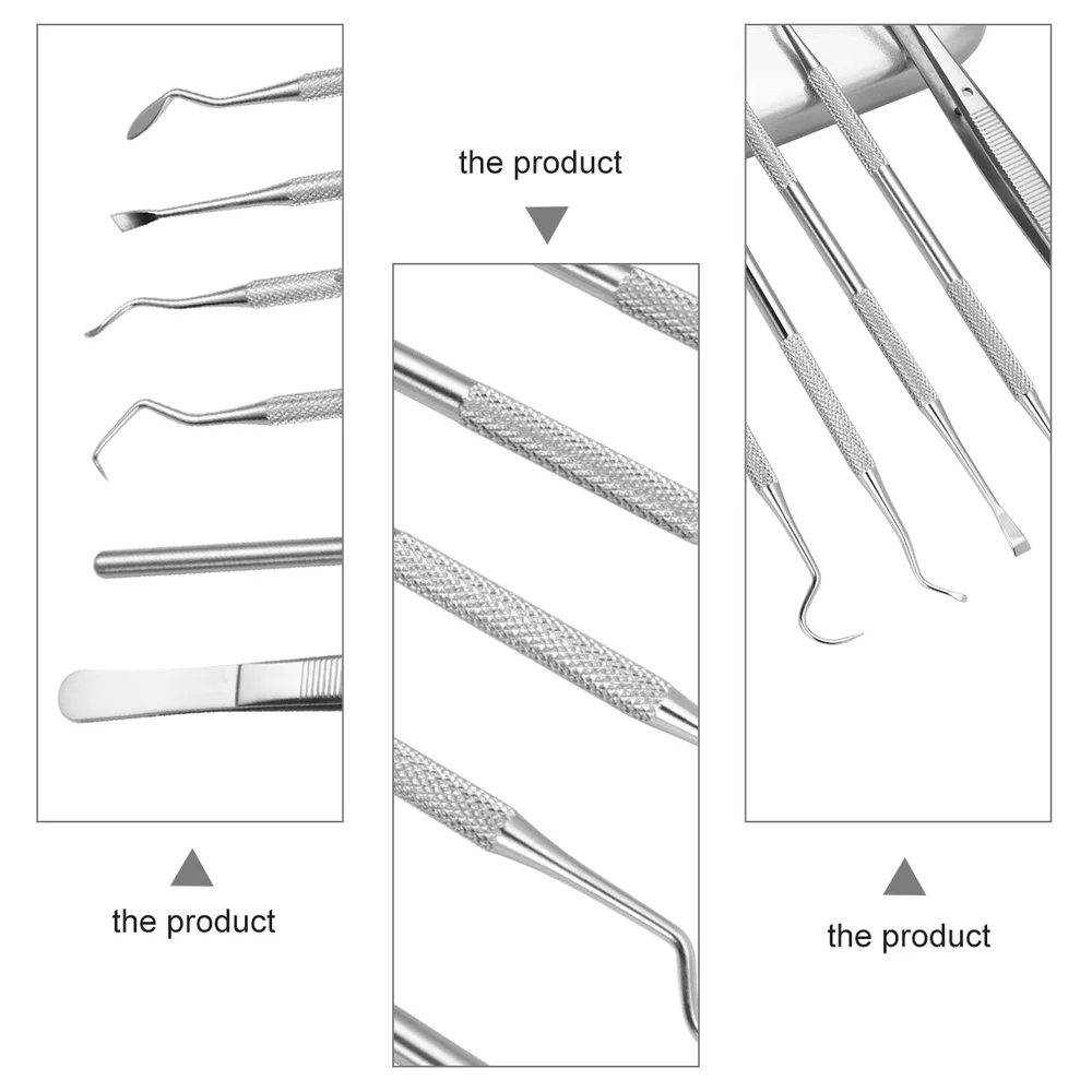 1 Set Stainless Steel Tools Dentist Teeth Kit Oral Clean Probe Tweezers 
1 Set Stainless Steel Tools Dentist Teeth Kit Oral Clean Probe Tweezers