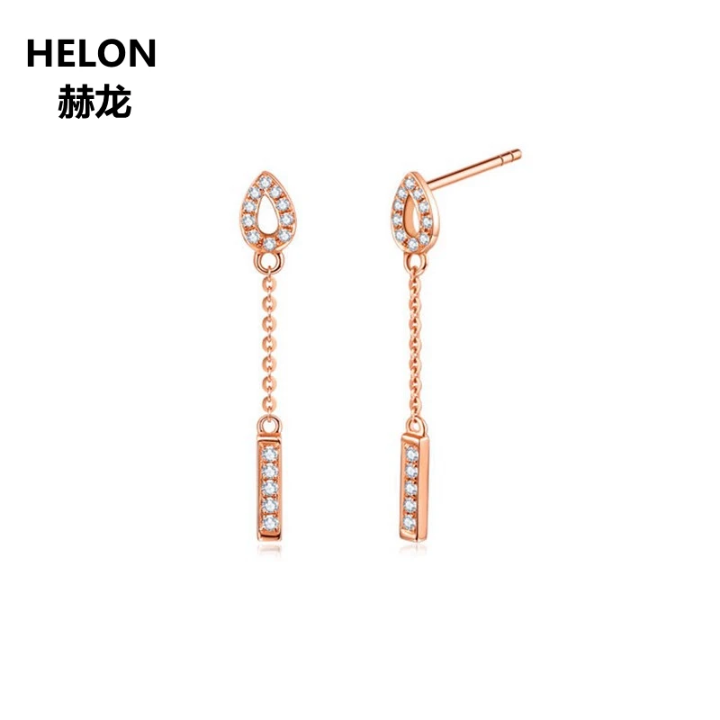 Solid 18k Rose Gold Women Stud Earrings Engagement Wedding Anniversary Party Fine Jewelry
Solid 18k Rose Gold Women Stud Earrings Engagement Wedding Anniversary Party Fine Jewelry