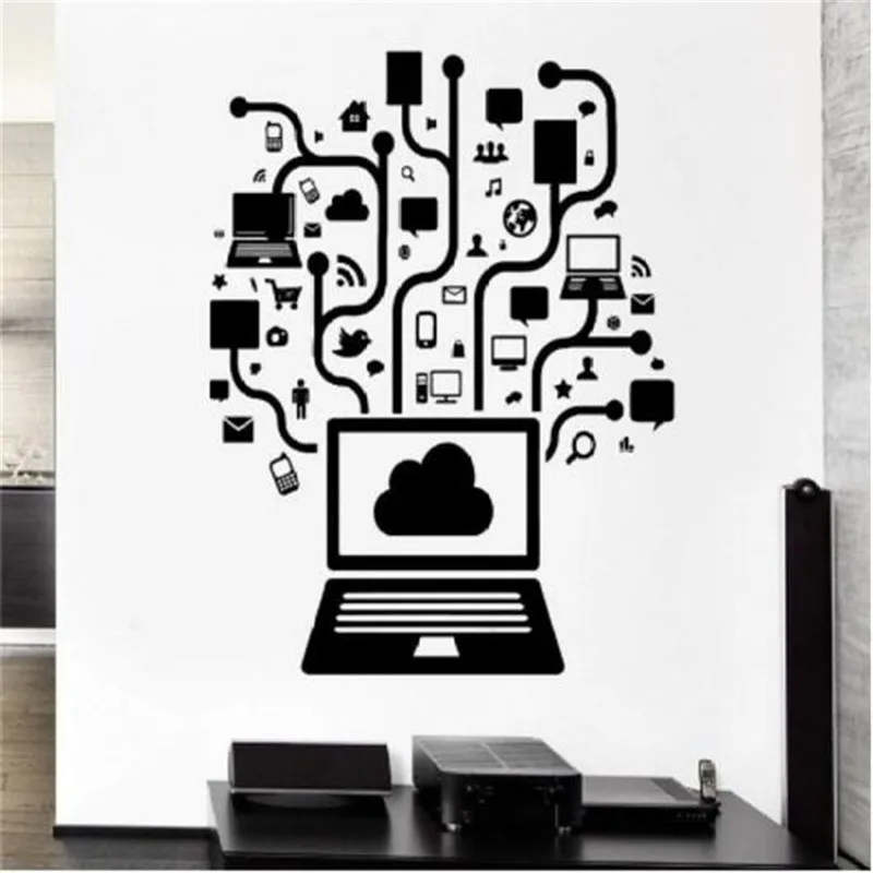 1PCS Carved Removable Black Exquisite Computer Circuit Wall Sticker For Living Room Sofa Bedroom Door Stickers
1PCS Carved Removable Black Exquisite Computer Circuit Wall Sticker For Living Room Sofa Bedroom Door Stickers