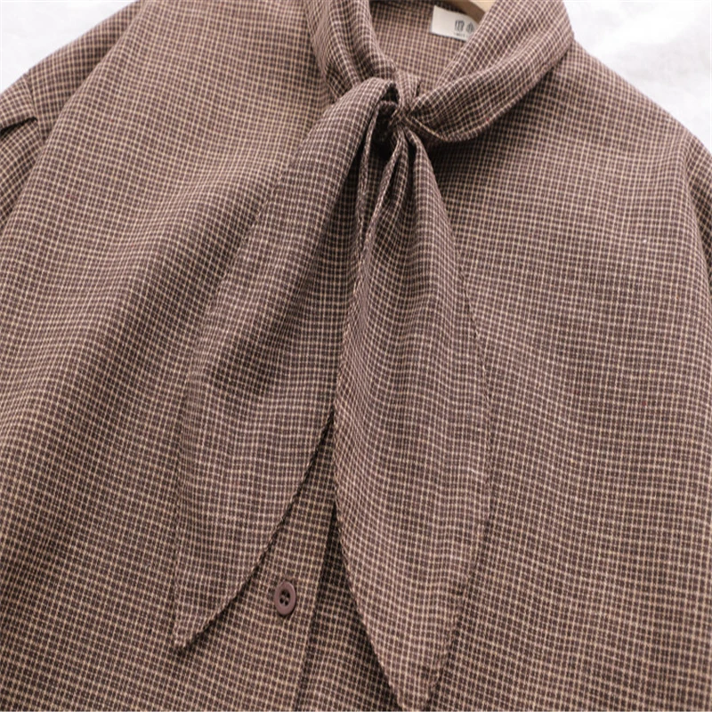 Merrt Pretty Women's Sets Tie Collar Plaid Blouse And Split Solid Sleeveless Knitted Tanks 2021 Winter Femme Two Piece Set
Merrt Pretty Women's Sets Tie Collar Plaid Blouse And Split Solid Sleeveless Knitted Tanks 2021 Winter Femme Two Piece Set