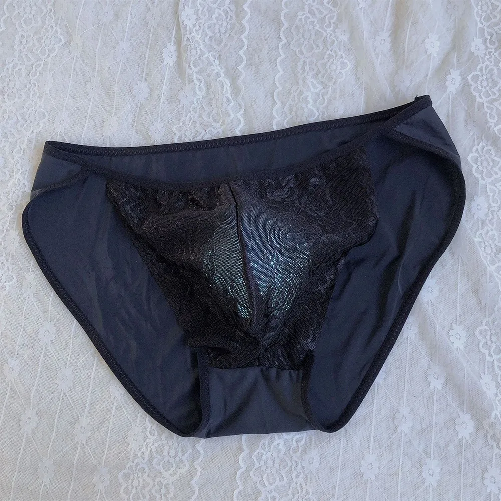 Sexy Mens Lace Low Rise Briefs Lingerie Bulge Pouch Underwear Underpants Sexy Bladder Bag Men's Thong Underwear Large Size Breat
Sexy Mens Lace Low Rise Briefs Lingerie Bulge Pouch Underwear Underpants Sexy Bladder Bag Men's Thong Underwear Large Size Breat