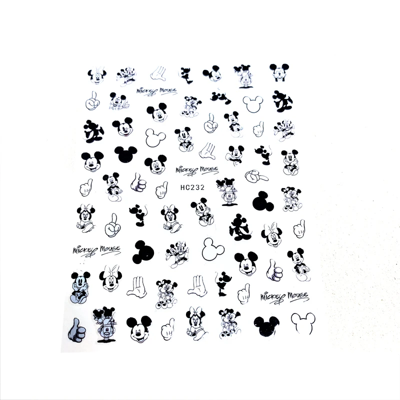 10PCS Disney Nail Art Sticker Mickey Minnie Nail Decal Palm Letter Love Flower Cute Decoration Design Nail Slider
10PCS Disney Nail Art Sticker Mickey Minnie Nail Decal Palm Letter Love Flower Cute Decoration Design Nail Slider