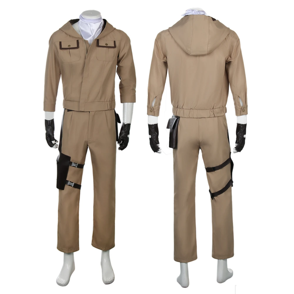

86-EightySix- Shinei Nouzen Costume Coffee Color Undertaker COS Full Set Uniform 86eightysix 86- Eighty Six - Cosplay Outfits