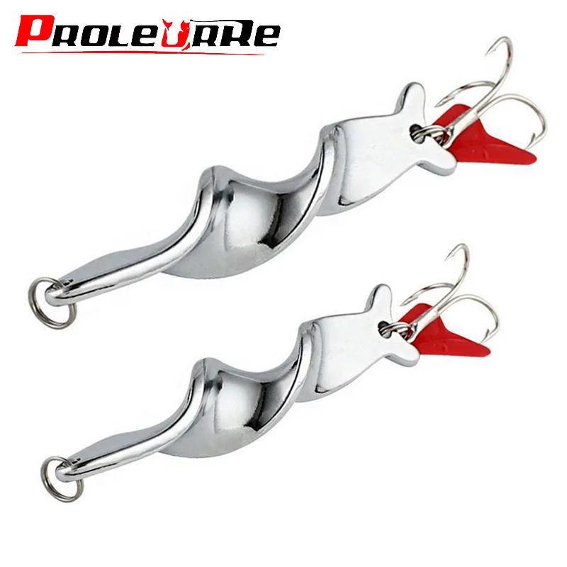 Rotating Spinner Spoon Metal Fishing Lures 10g 14g 21g 28g Artificial Bait With Treble Hook For Trout Pike Pesca Peche Tackle
Rotating Spinner Spoon Metal Fishing Lures 10g 14g 21g 28g Artificial Bait With Treble Hook For Trout Pike Pesca Peche Tackle