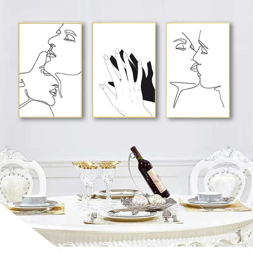 Настенные плакаты и принты для гостиной, Декор, абстрактные линии, рисунок любви, поцелуй, сексуальная девушка, настенная Картина на холсте ... 
Настенные плакаты и принты для гостиной, Декор, абстрактные линии, рисунок любви, поцелуй, сексуальная девушка, настенная Картина на холсте ...
