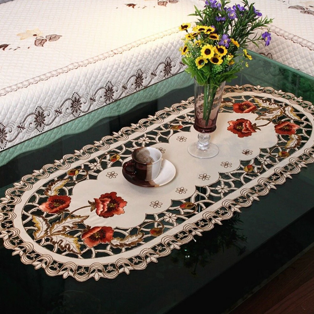 Vintage Embroidered Fabric Rectangular Tablecloth For Wedding Party Event Banquet Home Decoration Supply Christmas Table Cover
Vintage Embroidered Fabric Rectangular Tablecloth For Wedding Party Event Banquet Home Decoration Supply Christmas Table Cover
