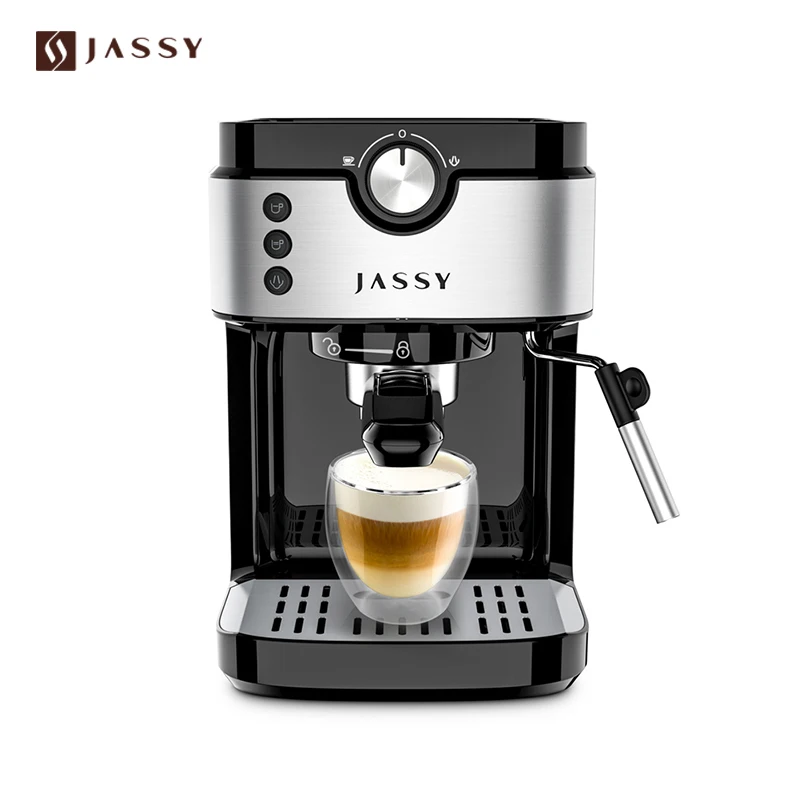 JASSY Coffee Machine 19 Bar Italian Type Espresso Coffee Maker Machine with Milk Frother Wand For Espresso, Cappuccino Latte
JASSY Coffee Machine 19 Bar Italian Type Espresso Coffee Maker Machine with Milk Frother Wand For Espresso, Cappuccino Latte