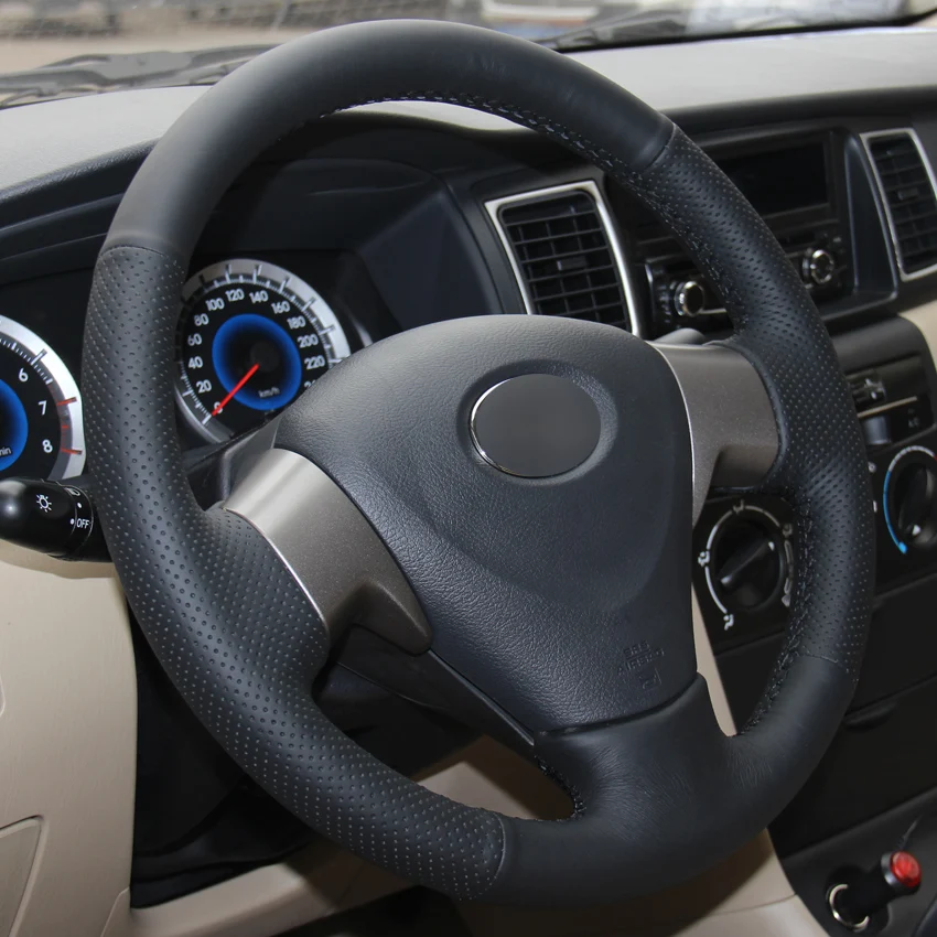 LQTENLEO Black Artificial Leather Car Steering Wheel Cover for Toyota Corolla 2006-2013 Matrix 2009-2010 Auris 2007-2009
LQTENLEO Black Artificial Leather Car Steering Wheel Cover for Toyota Corolla 2006-2013 Matrix 2009-2010 Auris 2007-2009