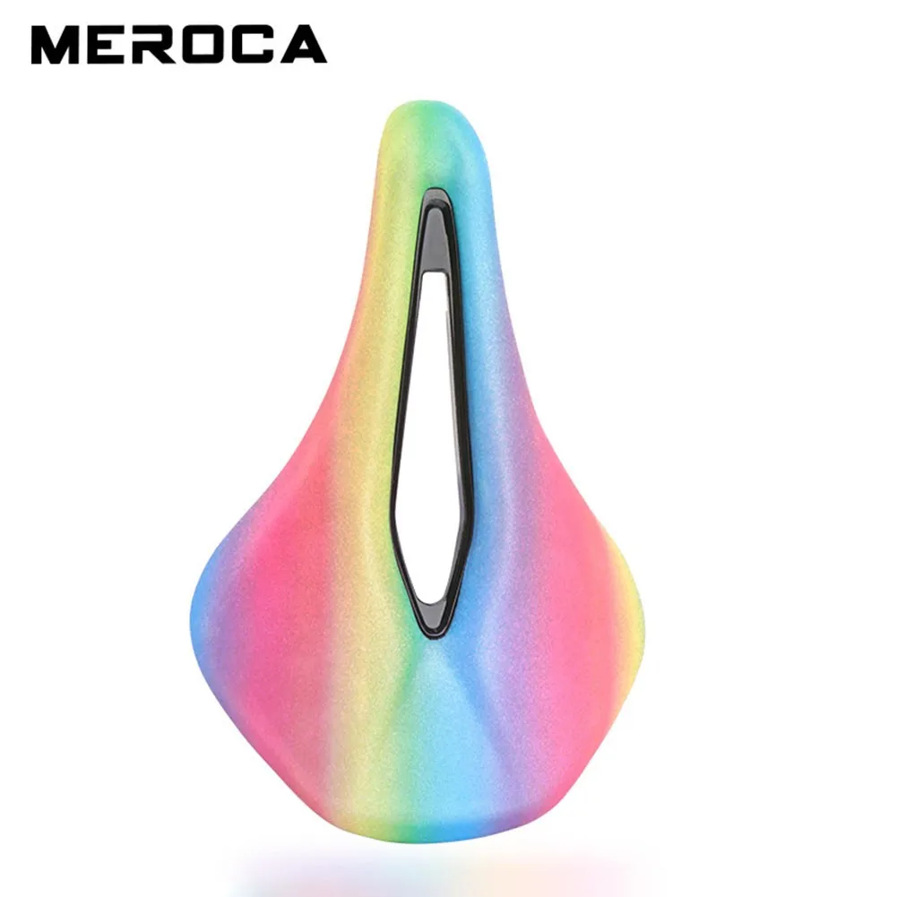 Bike Saddle Seat Comfort Racing Seat MTB Mountain Road Bicycle Cushion Hollow Rainbow Bag Dazzling Color Saddle Breathable
Bike Saddle Seat Comfort Racing Seat MTB Mountain Road Bicycle Cushion Hollow Rainbow Bag Dazzling Color Saddle Breathable