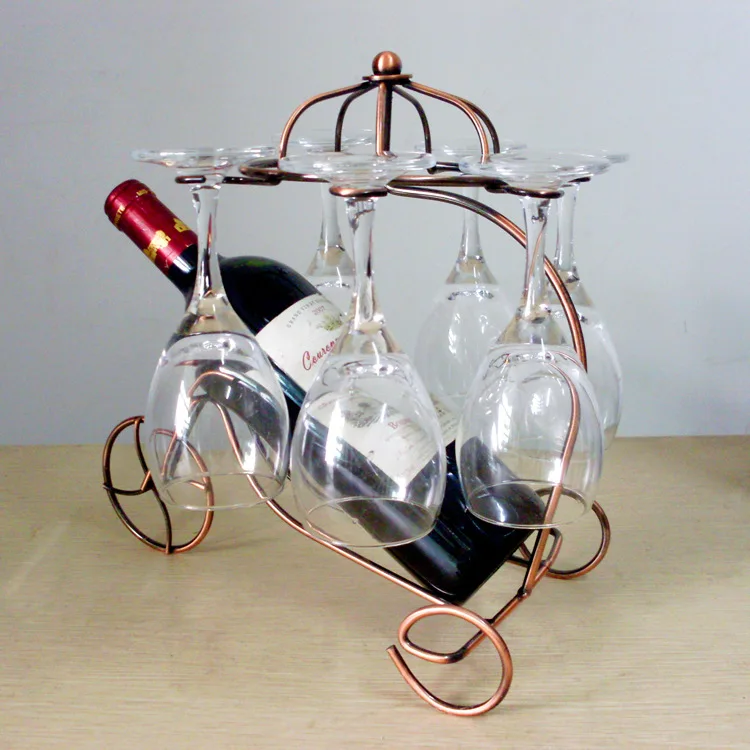 1PC Newest Iron chariots wine rack metal hanging cup Wine cup holder Home Furnishing ornaments wine holder KI 2048
1PC Newest Iron chariots wine rack metal hanging cup Wine cup holder Home Furnishing ornaments wine holder KI 2048
