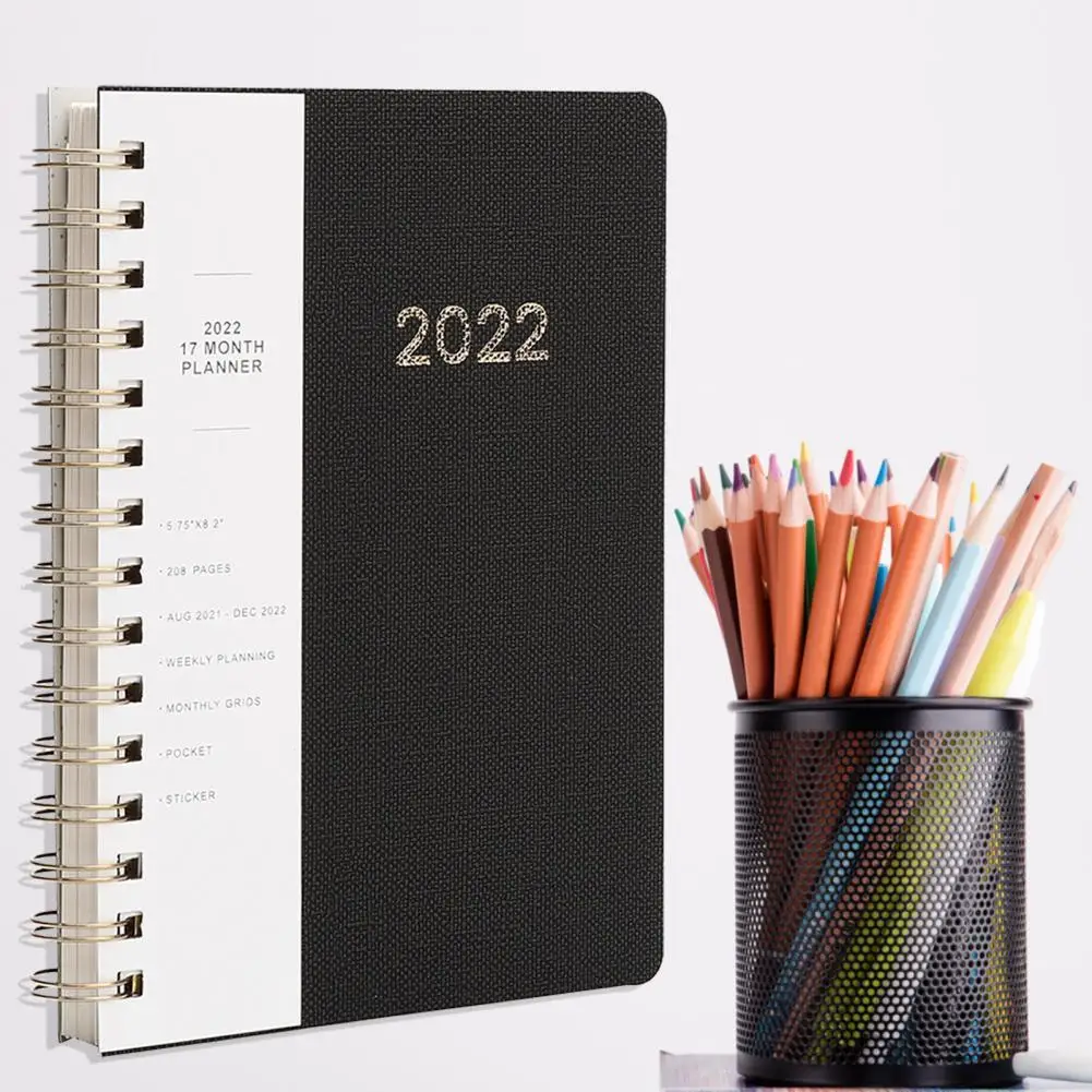 2022 Diary Planner Spiral Ring No Ink Bleeding Fine Texture 12 Months Spiral Organizer Notebook School Supplies
2022 Diary Planner Spiral Ring No Ink Bleeding Fine Texture 12 Months Spiral Organizer Notebook School Supplies