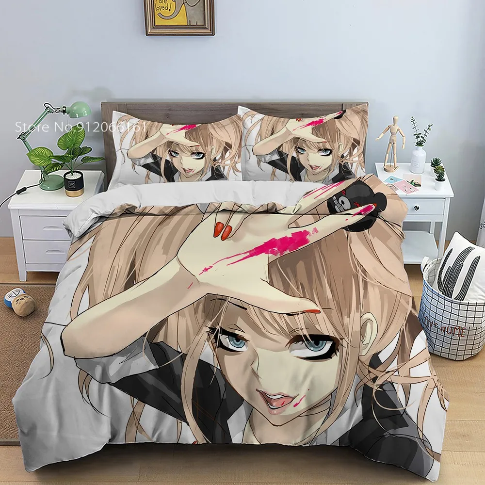 Danganronpa beding set Japan Anime Soft Quilt Cover Twin Full Queen King Size Home Textiles Bed Cover Set Pillowcase 2/3pcs
Danganronpa beding set Japan Anime Soft Quilt Cover Twin Full Queen King Size Home Textiles Bed Cover Set Pillowcase 2/3pcs