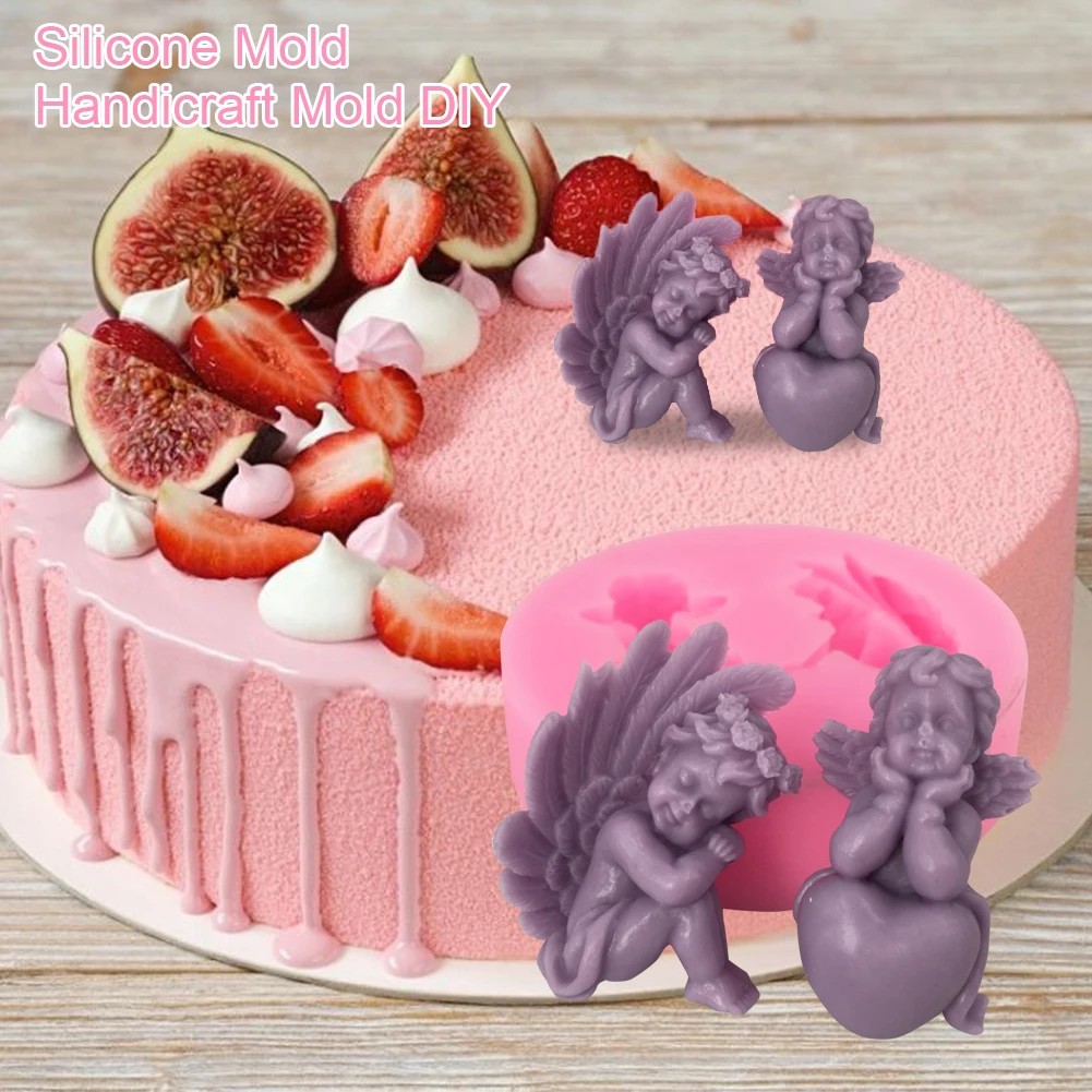 3D Silicone Mold Candle Molds For Candle Making Angel Shaped Soap Mold DIY Candy Cake Baking Tools Mould For Fondant Chocolate
3D Silicone Mold Candle Molds For Candle Making Angel Shaped Soap Mold DIY Candy Cake Baking Tools Mould For Fondant Chocolate
