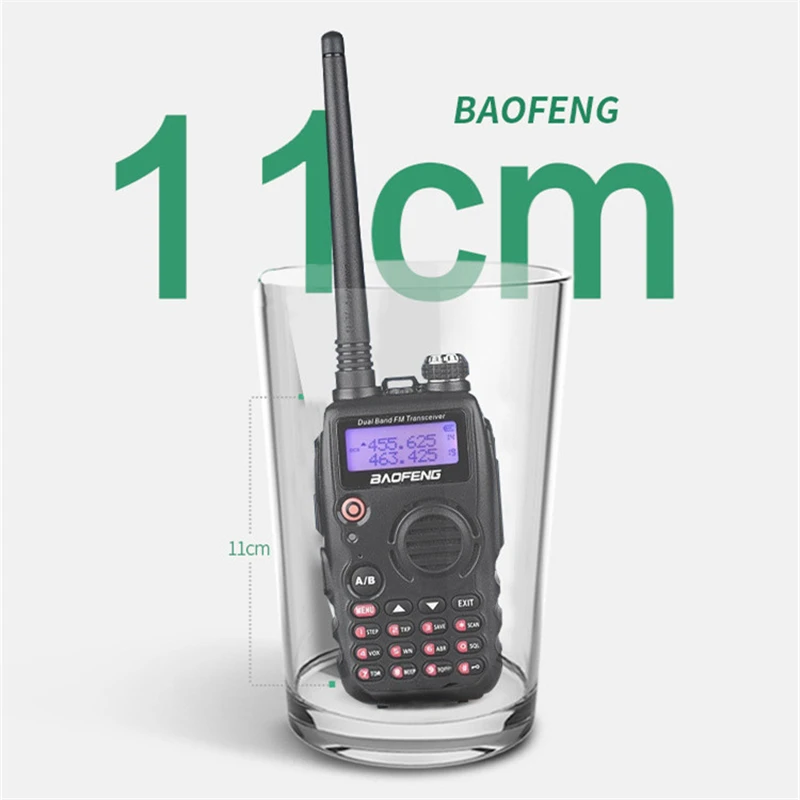 2pcs Baofeng A-52 8W Leistungsstarke walkie talkie Zwei-Weg Radio 10km long range Transceiver Dual Band Verbesserte von BF A52
2pcs Baofeng A-52 8W Leistungsstarke walkie talkie Zwei-Weg Radio 10km long range Transceiver Dual Band Verbesserte von BF A52