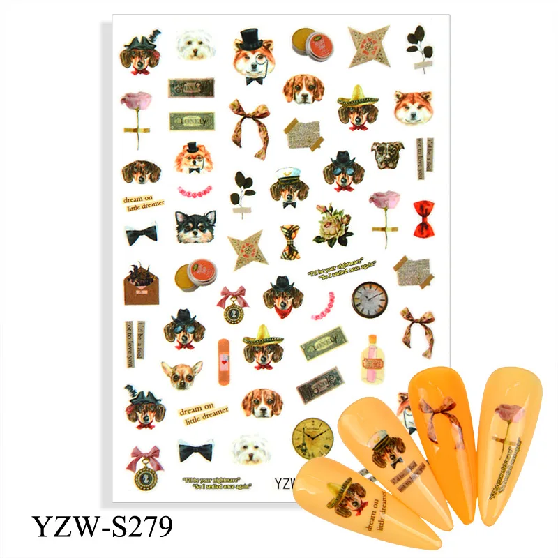 3D Nail Sticker Animal Dog Cat Slider Nails Art Decoration Wraps Decals Design Adhesive Manicure Tips Stickers Pegatina
3D Nail Sticker Animal Dog Cat Slider Nails Art Decoration Wraps Decals Design Adhesive Manicure Tips Stickers Pegatina