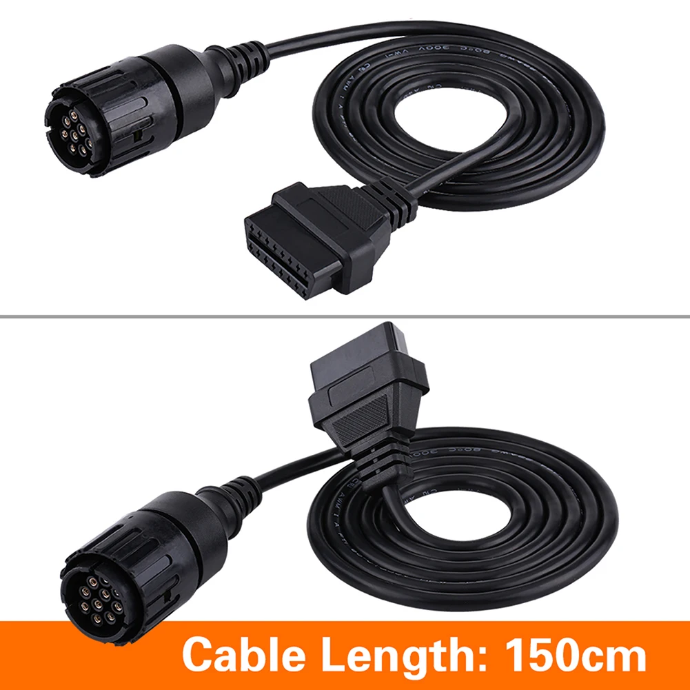 10 Pin Male to OBD2 16 Pin Female Diagnostic Extension Cable OBD II Diagnostic Adapter Auto Accessories for BMW Motorcycle
10 Pin Male to OBD2 16 Pin Female Diagnostic Extension Cable OBD II Diagnostic Adapter Auto Accessories for BMW Motorcycle