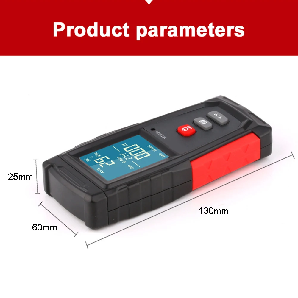 WT3121 Electromagnetic Radiation Tester Handheld EMF Meter Rechargeable Handheld Portable Counter Emission Dosimeter Computer