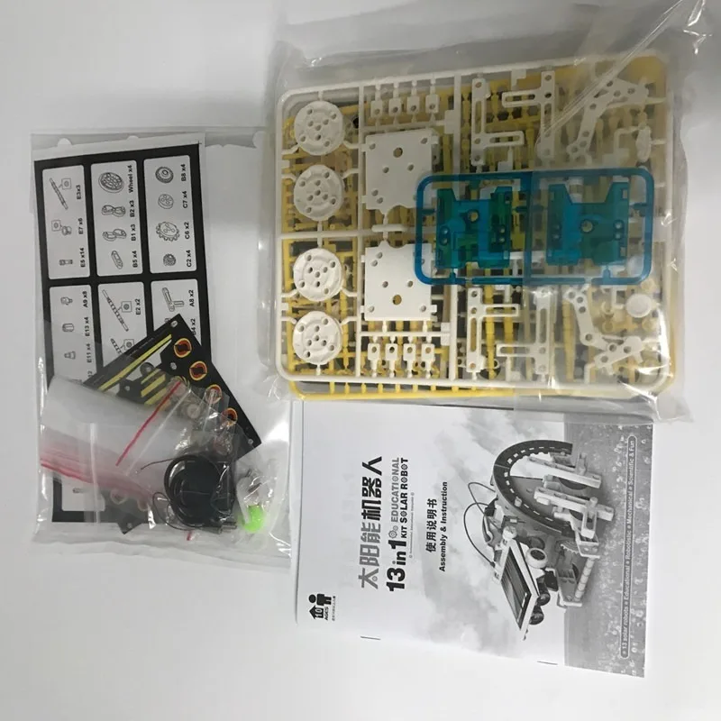 13 in 1 Children's Puzzle DIY Assembled Toys Electronic Puzzles Self-installed Solar Toy Cars Intelligent Robot Toys Educational
13 in 1 Children's Puzzle DIY Assembled Toys Electronic Puzzles Self-installed Solar Toy Cars Intelligent Robot Toys Educational