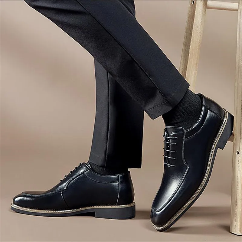 2020 Summer Pointed Toe Men Dress Shoes Designer Genuine leather Wedding Shoes Men's Formal Suit Office Shoes Man Oxford Shoes
2020 Summer Pointed Toe Men Dress Shoes Designer Genuine leather Wedding Shoes Men's Formal Suit Office Shoes Man Oxford Shoes