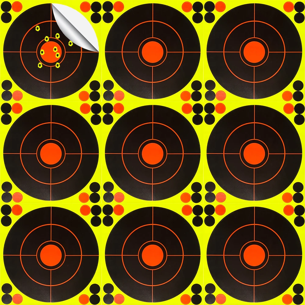 Self-Adhesive Splatter Splash & Reactive Shooting Sticker Targets(Central Red Dot+Cross)-8"X8"-10 Pcs/Pack for all weapons
Self-Adhesive Splatter Splash & Reactive Shooting Sticker Targets(Central Red Dot+Cross)-8"X8"-10 Pcs/Pack for all weapons