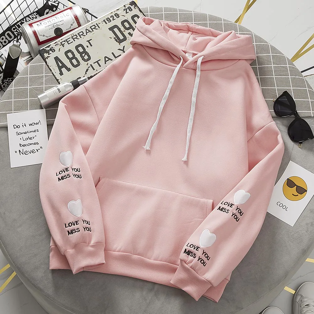 Harajuku Heart Embroidery Hoodies Pink Oversized Sweatshirt Winter Women Kawaii Long Sleeves Tops Hoodies Winter Clothes Women
Harajuku Heart Embroidery Hoodies Pink Oversized Sweatshirt Winter Women Kawaii Long Sleeves Tops Hoodies Winter Clothes Women