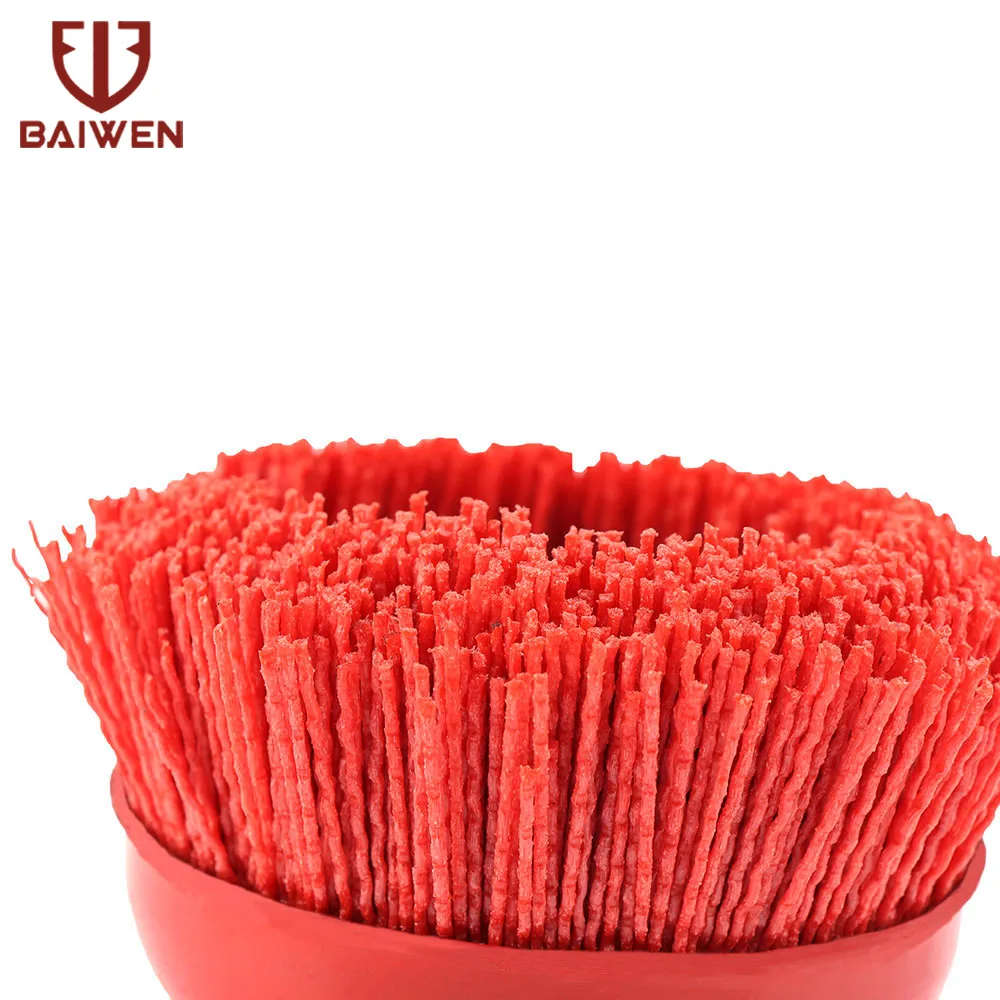 1piece 150mm Cup Nylon Abrasive Brush Wheel 5/8''-11 Nut Pile Polymer-abrasive Angle Grinder Tool 80#
1piece 150mm Cup Nylon Abrasive Brush Wheel 5/8''-11 Nut Pile Polymer-abrasive Angle Grinder Tool 80#