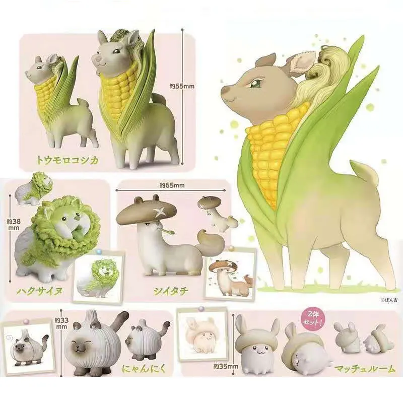 DODOWO Ooblets Vegetable Elf Blind Box Dog Poppet Figure Doll Model Ornaments Creative Funny Toys Present
DODOWO Ooblets Vegetable Elf Blind Box Dog Poppet Figure Doll Model Ornaments Creative Funny Toys Present