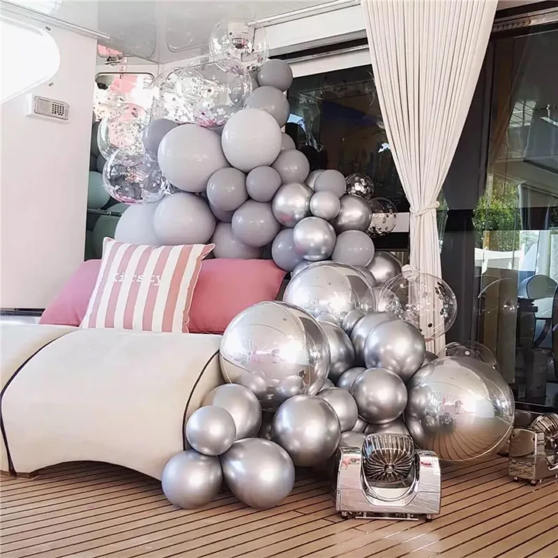 5 Inch 10 Inch 18 Inch 10pcs 50pcs100pcs White Gray Balloon Wedding Ballons Arch Globos Party Decoration Happy Birthday Balloon
5 Inch 10 Inch 18 Inch 10pcs 50pcs100pcs White Gray Balloon Wedding Ballons Arch Globos Party Decoration Happy Birthday Balloon
