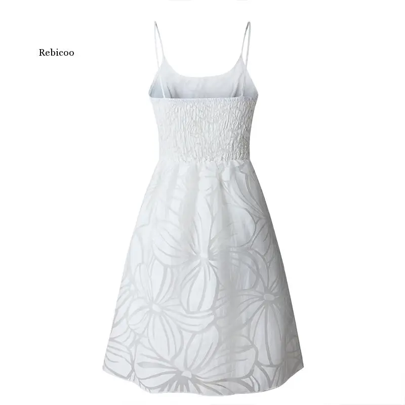 Summer Dress Women Cutout Sexy Mini Dress Casual Suspenders Sleeveless Backless Ruffles White Dresses
Summer Dress Women Cutout Sexy Mini Dress Casual Suspenders Sleeveless Backless Ruffles White Dresses