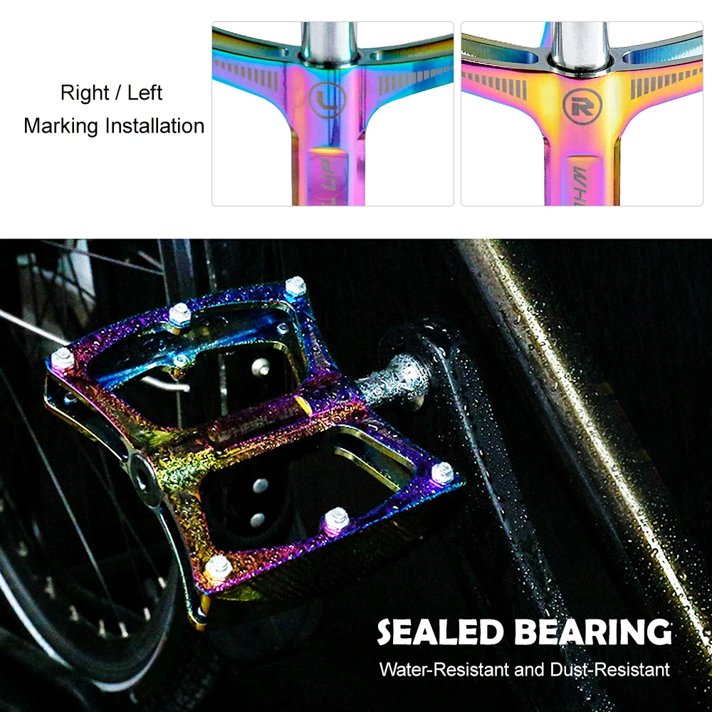 Aluminum Alloy Bicycle Pedal Colorful Cycling Mountain Bike Durable Foot Pedal Accessories 
Aluminum Alloy Bicycle Pedal Colorful Cycling Mountain Bike Durable Foot Pedal Accessories