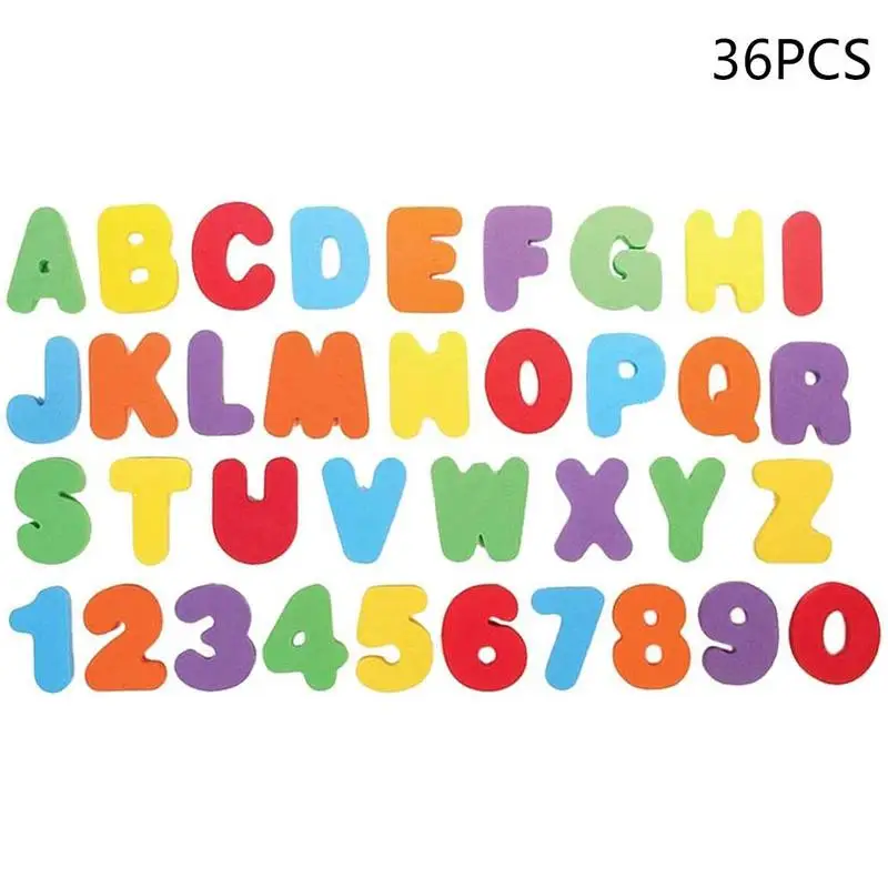 36pcs/set Baby Bath Toys Floating Letters And Numbers Water Bathroom Cognitive Baby Toy Up Bathing Educational Suction Toy M5Z3
36pcs/set Baby Bath Toys Floating Letters And Numbers Water Bathroom Cognitive Baby Toy Up Bathing Educational Suction Toy M5Z3