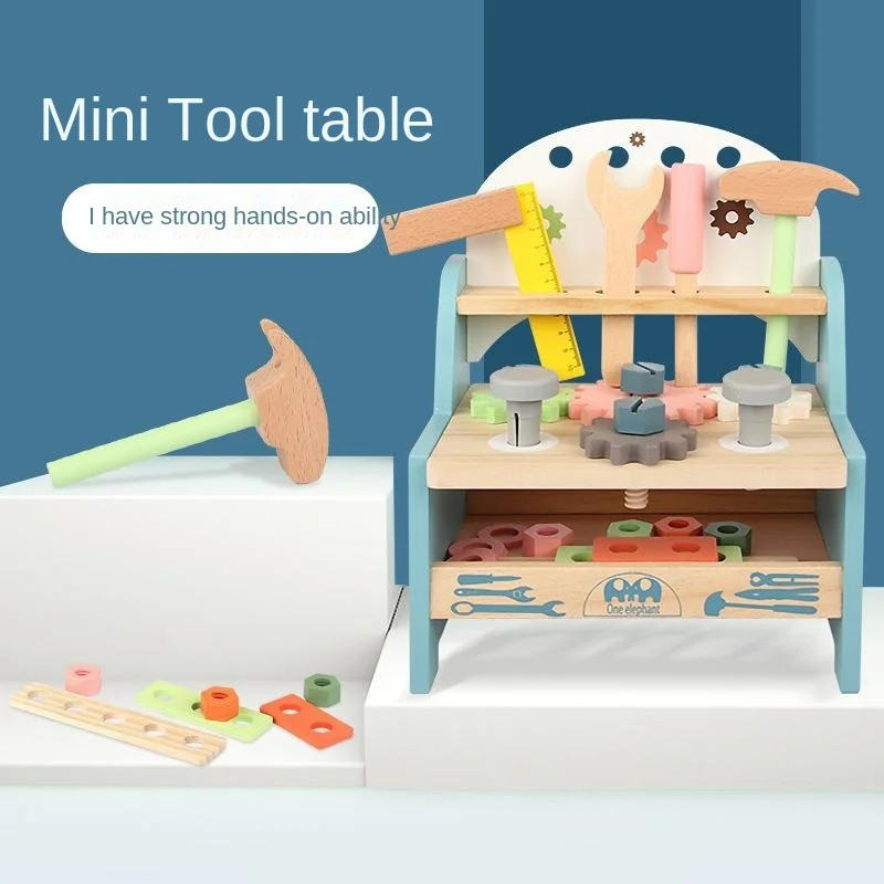 Small Wooden Bench Simulation Maintenance Tool For Toddlers Present Baby Hands-on Training Ability And Intelligence Development
Small Wooden Bench Simulation Maintenance Tool For Toddlers Present Baby Hands-on Training Ability And Intelligence Development