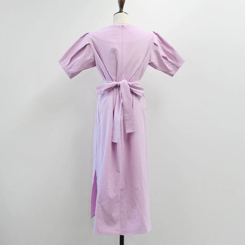 Sister Fara Summer 2021 Square Collar Dress Women Lace Split Short Sleeve Solid Dresses Office Lady Fashion Ankle-Length Dress 
Sister Fara Summer 2021 Square Collar Dress Women Lace Split Short Sleeve Solid Dresses Office Lady Fashion Ankle-Length Dress