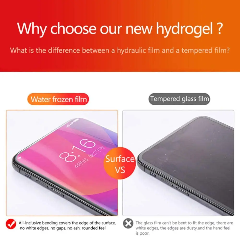 Гидрогелевая пленка для OPPO A9 A5 2020 F5 F7 A3S A5S K5 3D протектор экрана Realme 7 X7 X2 X50 3 5 Pro XT V5 C3