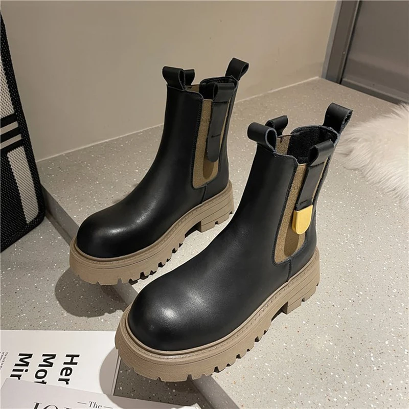 Women's Boots 2021 Autumn Chimney Boots British Style Thin New Fashion Short Boots Women's Thick-soled Mid-heel for Women
Women's Boots 2021 Autumn Chimney Boots British Style Thin New Fashion Short Boots Women's Thick-soled Mid-heel for Women
