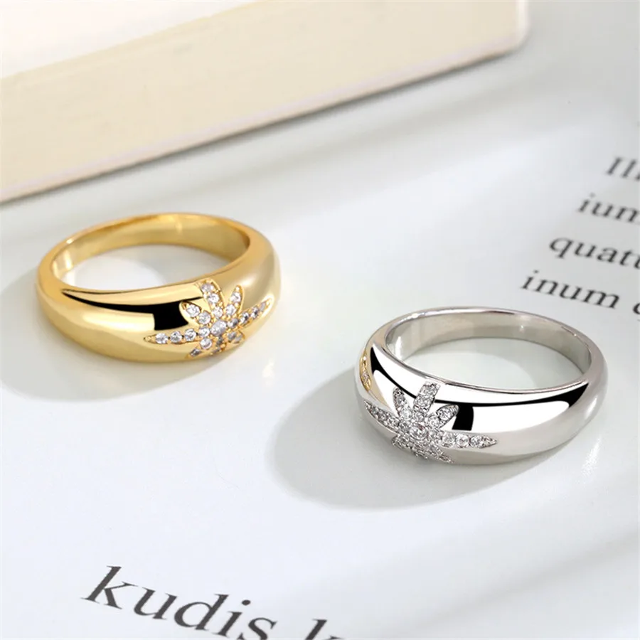 2021 New European and American Couple Smooth Hexangular Star Diamond Ring Fashion Six Stars Engagement Wedding Ring Jewerly
2021 New European and American Couple Smooth Hexangular Star Diamond Ring Fashion Six Stars Engagement Wedding Ring Jewerly