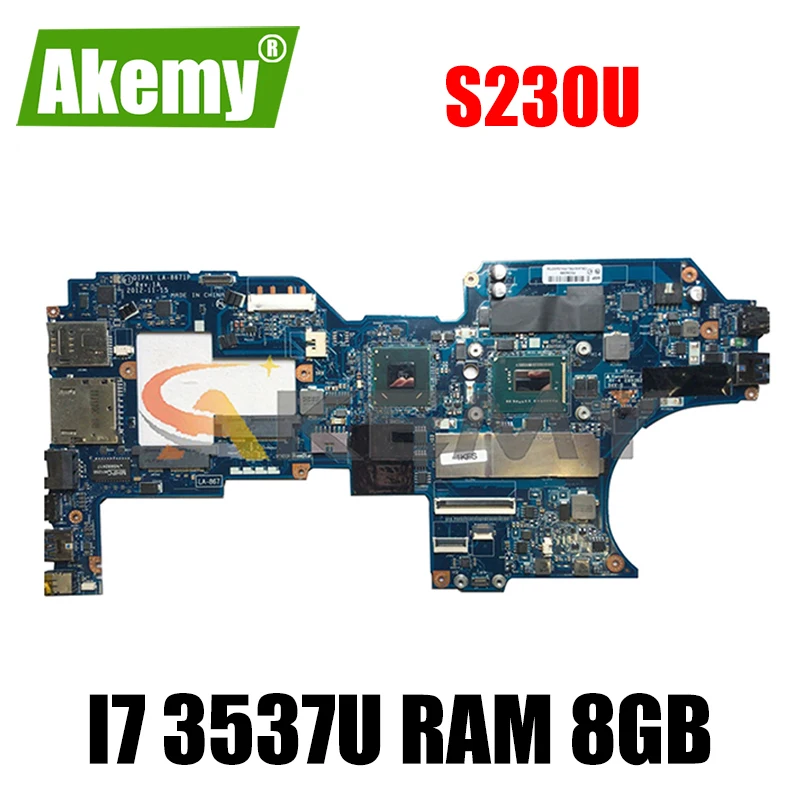 Akemy QIPA1 LA-8671P For Lenovo ThinkPad S230U Twist Notebook Motherboard FRU 04X0734 04X0600 CPU I7 3537U RAM 8GB 100% Test
Akemy QIPA1 LA-8671P For Lenovo ThinkPad S230U Twist Notebook Motherboard FRU 04X0734 04X0600 CPU I7 3537U RAM 8GB 100% Test