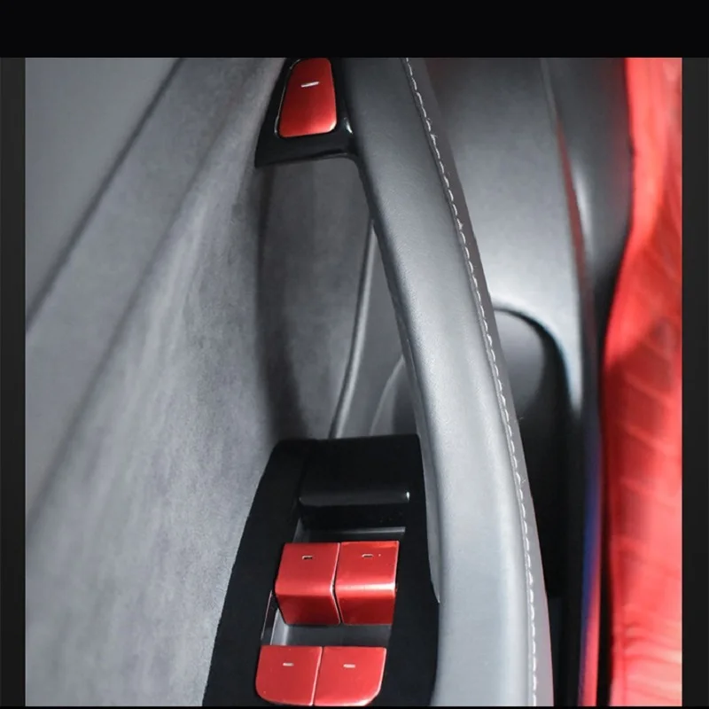 Car Window Lift Switch Button Door Open Sticker Trim For Tesla Model 3 2017-2020 High Quality ABS Plastic Interior Accessories
Car Window Lift Switch Button Door Open Sticker Trim For Tesla Model 3 2017-2020 High Quality ABS Plastic Interior Accessories