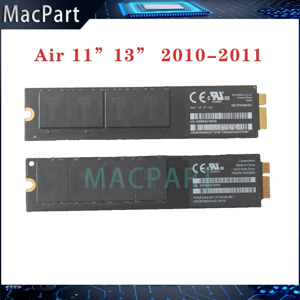 Apple Macbook Air Solid State Drive A1369 A1370 For SSD 64GB 128GB 256GB 2010 2011 Year EMC 2392 2469 2471
Apple Macbook Air Solid State Drive A1369 A1370 For SSD 64GB 128GB 256GB 2010 2011 Year EMC 2392 2469 2471