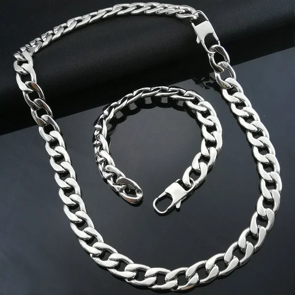 Set necklace + Bracelet stainless steel 316L All high quality polishing mens chain N294 B168
Set necklace + Bracelet stainless steel 316L All high quality polishing mens chain N294 B168