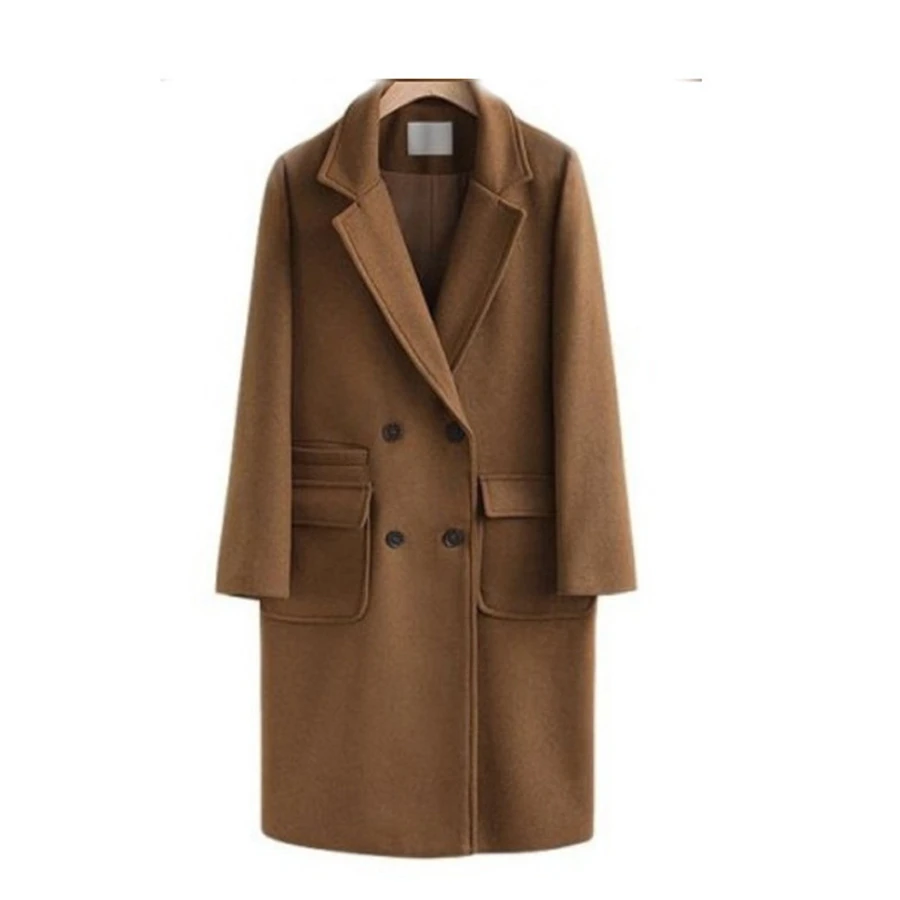 LA CISNE Women's 2020 Autumn And Winter Clothing New Street Style Large Size Loose Mid-length Woolen Coat Jacket Women
LA CISNE Women's 2020 Autumn And Winter Clothing New Street Style Large Size Loose Mid-length Woolen Coat Jacket Women