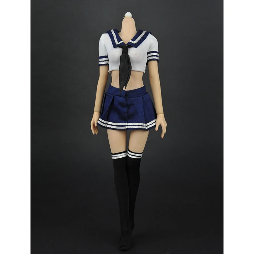 1/6 Scale Blue White JK Uniform for 12" Female Figures Body
1/6 Scale Blue White JK Uniform for 12" Female Figures Body