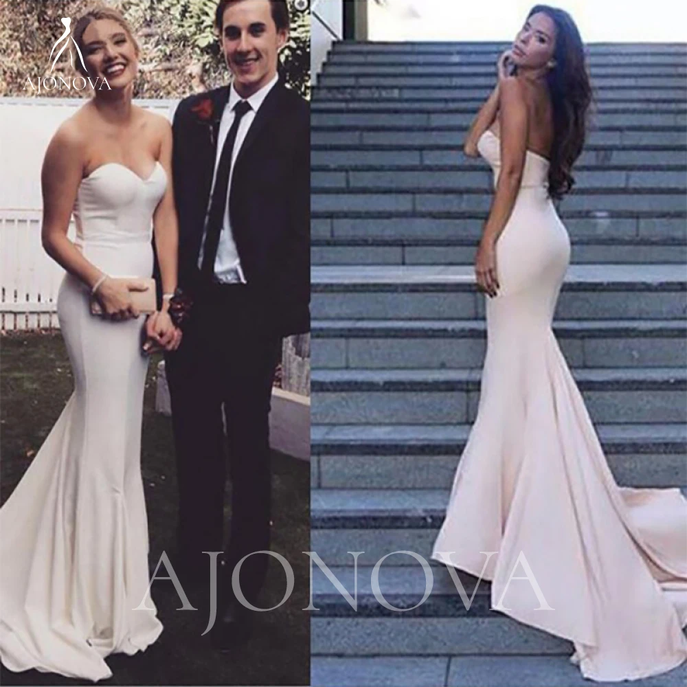Ivory Satin Bridesmaid Dresses for Women 2021 Elegant Wedding Party Dress Sweetheart Mermaid Bridesmaids Woman Formal Gowns
Ivory Satin Bridesmaid Dresses for Women 2021 Elegant Wedding Party Dress Sweetheart Mermaid Bridesmaids Woman Formal Gowns