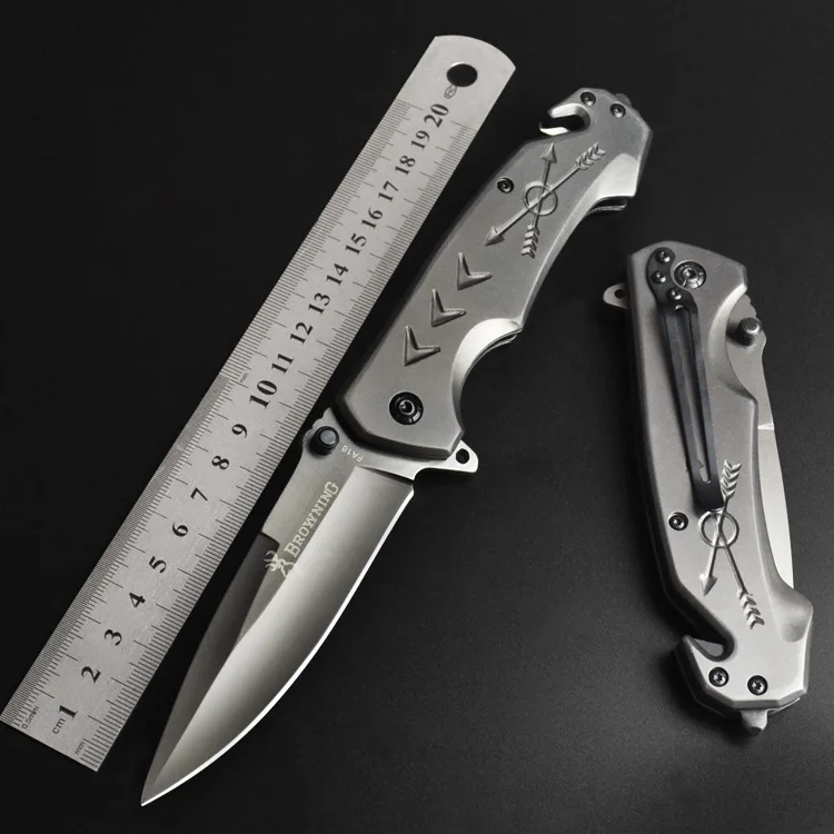FA18 outdoor knife folding self-defense knife wild survival stall commodity fruit knife Browning special army knife
FA18 outdoor knife folding self-defense knife wild survival stall commodity fruit knife Browning special army knife