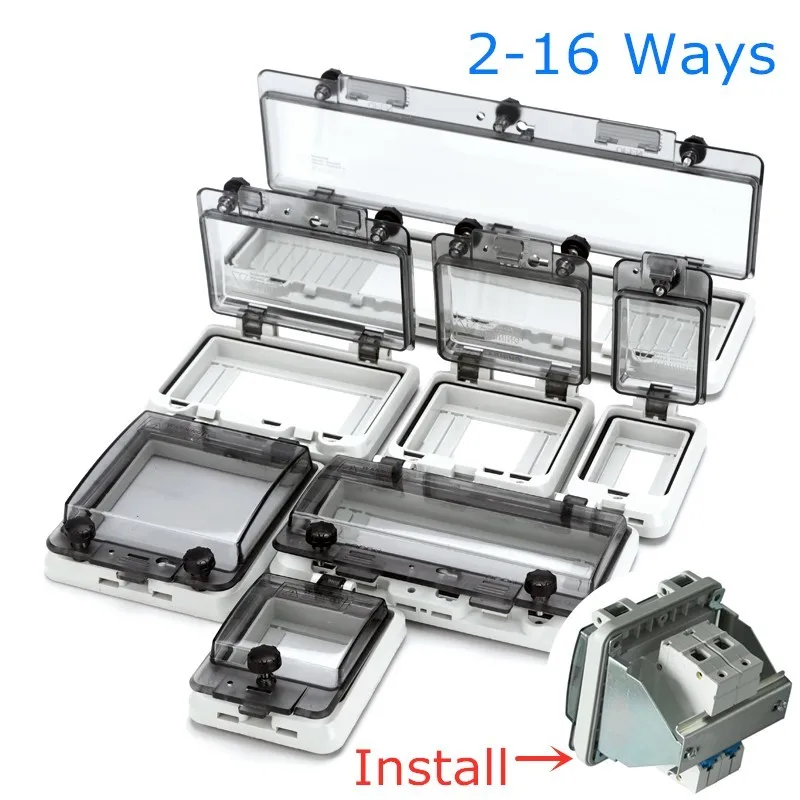 Transparent IP67 Waterproof Protective Window Cover Circuit Breaker Switch Box Protection Electric Junction Box Panel Cover
Transparent IP67 Waterproof Protective Window Cover Circuit Breaker Switch Box Protection Electric Junction Box Panel Cover