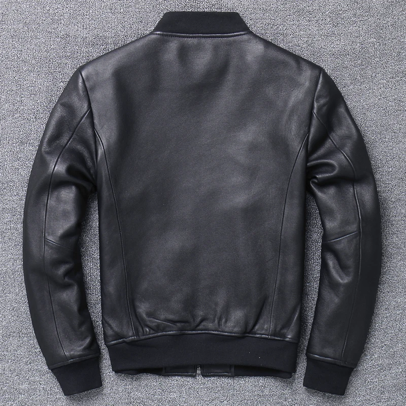 New Fashion Men Black Short Biker Jackets Slim Fit Genuine Leather Jacket Casual Pocket Zipper Male Coats Plus Size S-5XL
New Fashion Men Black Short Biker Jackets Slim Fit Genuine Leather Jacket Casual Pocket Zipper Male Coats Plus Size S-5XL