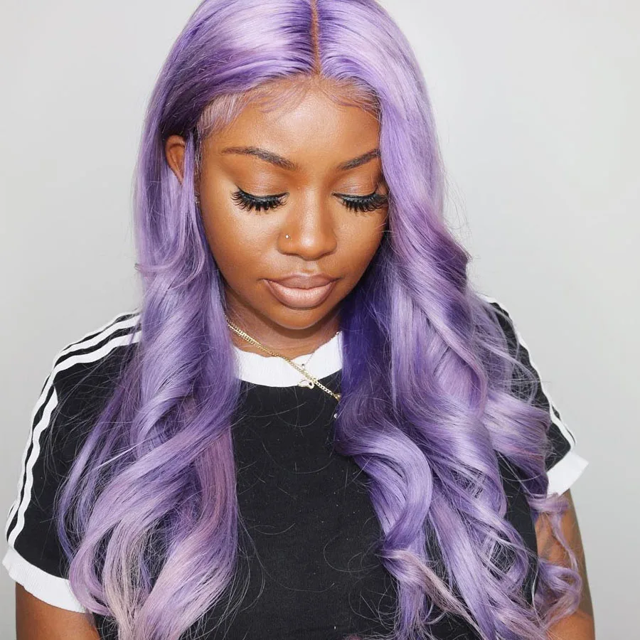 Glueless Body Wave Remy Purple Transparen 13x4/6 Human Hair Lace Front Wig With Babyhair Preplucked Brazilian Can Dye Straight
Glueless Body Wave Remy Purple Transparen 13x4/6 Human Hair Lace Front Wig With Babyhair Preplucked Brazilian Can Dye Straight